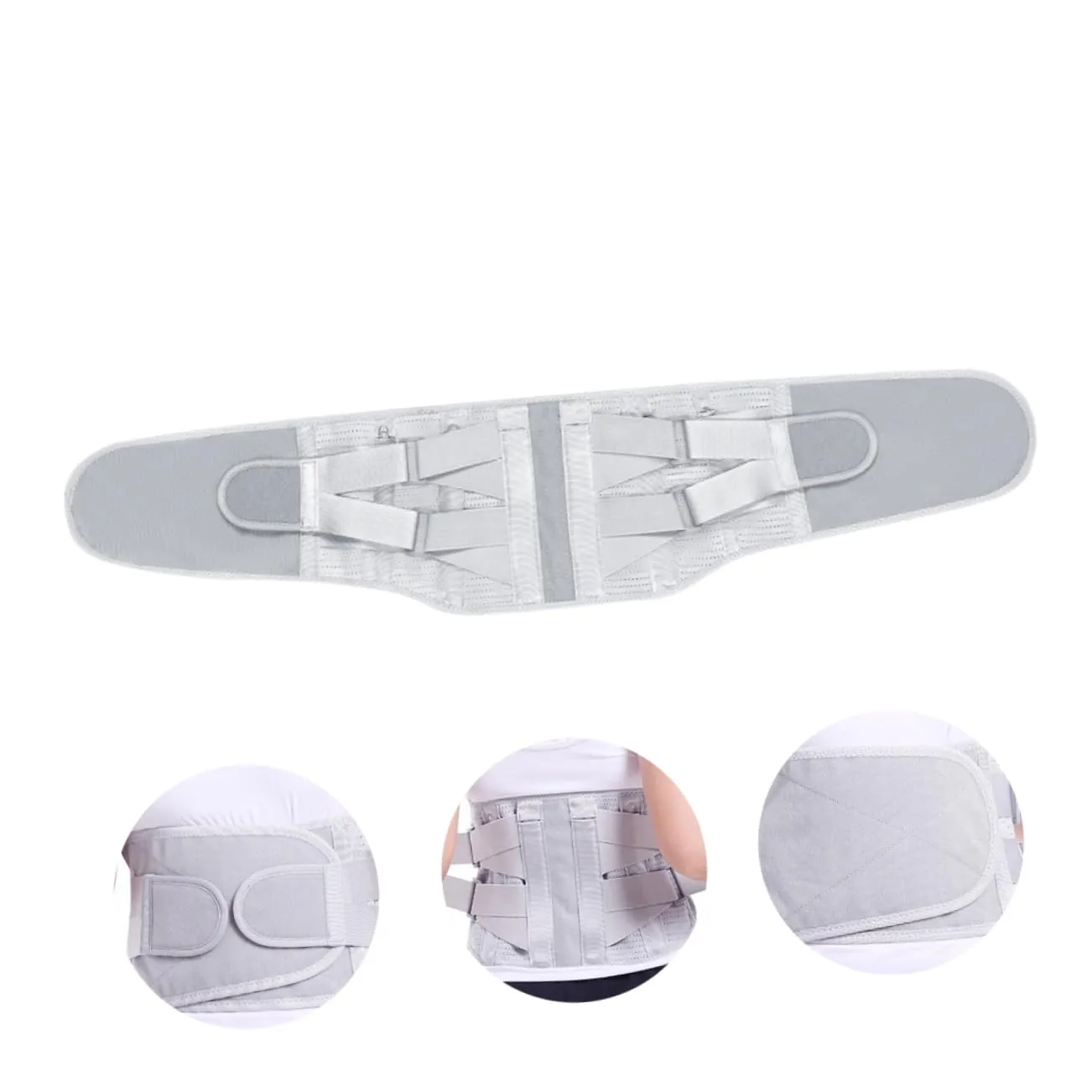 Back Reliever Lumbar Support for Universal Widen Waist Support Belt Protective Straps Size l