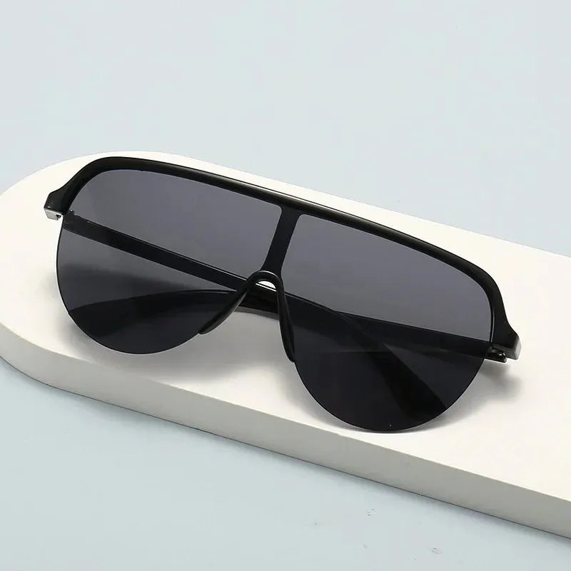 Cycling Oval Half Frame Fashion Sports Sunshade Sun New Women's Eyewear Sunglasses