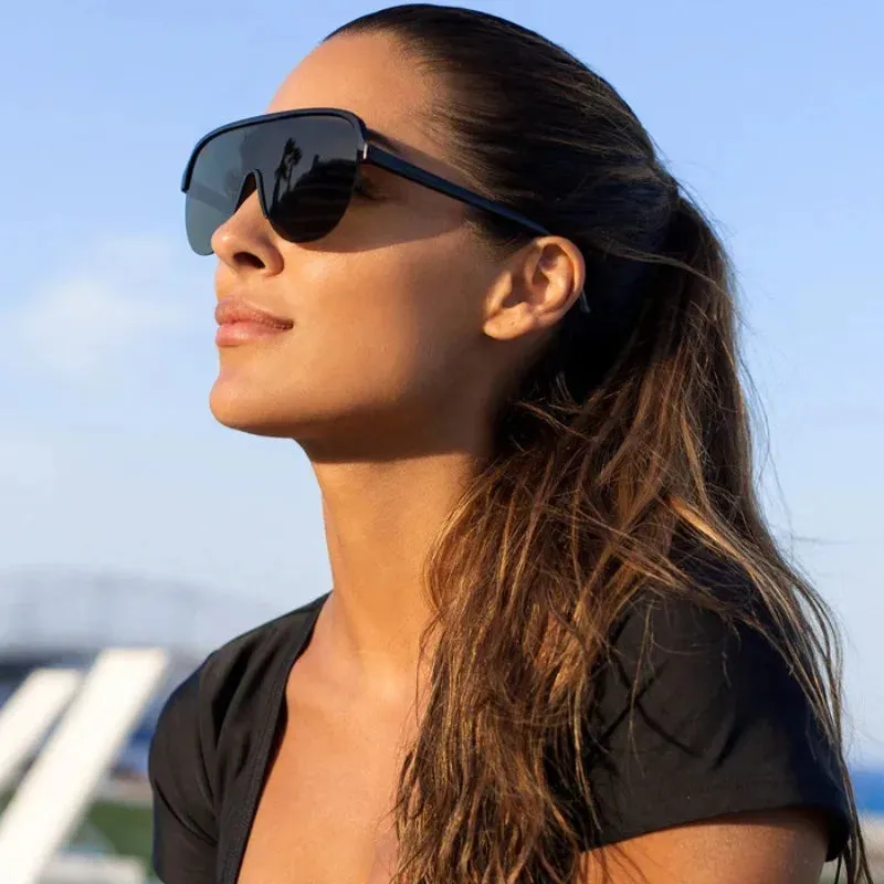 Cycling Oval Half Frame Fashion Sports Sunshade Sun New Women's Eyewear Sunglasses