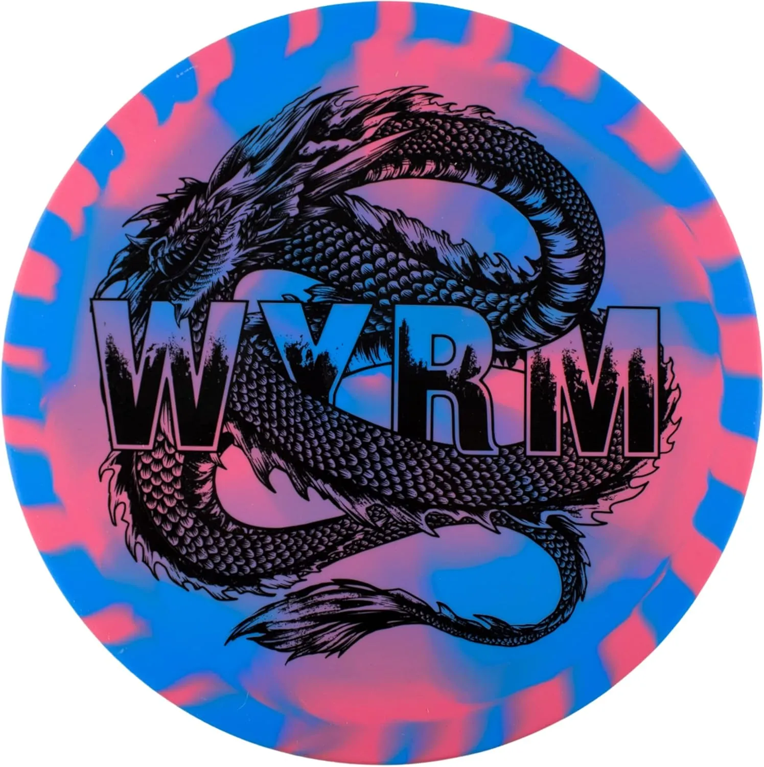 Divergent Discs Wyrm | Overstable Driver Disc | Flexible Fairway Driver Disc Golf Disc