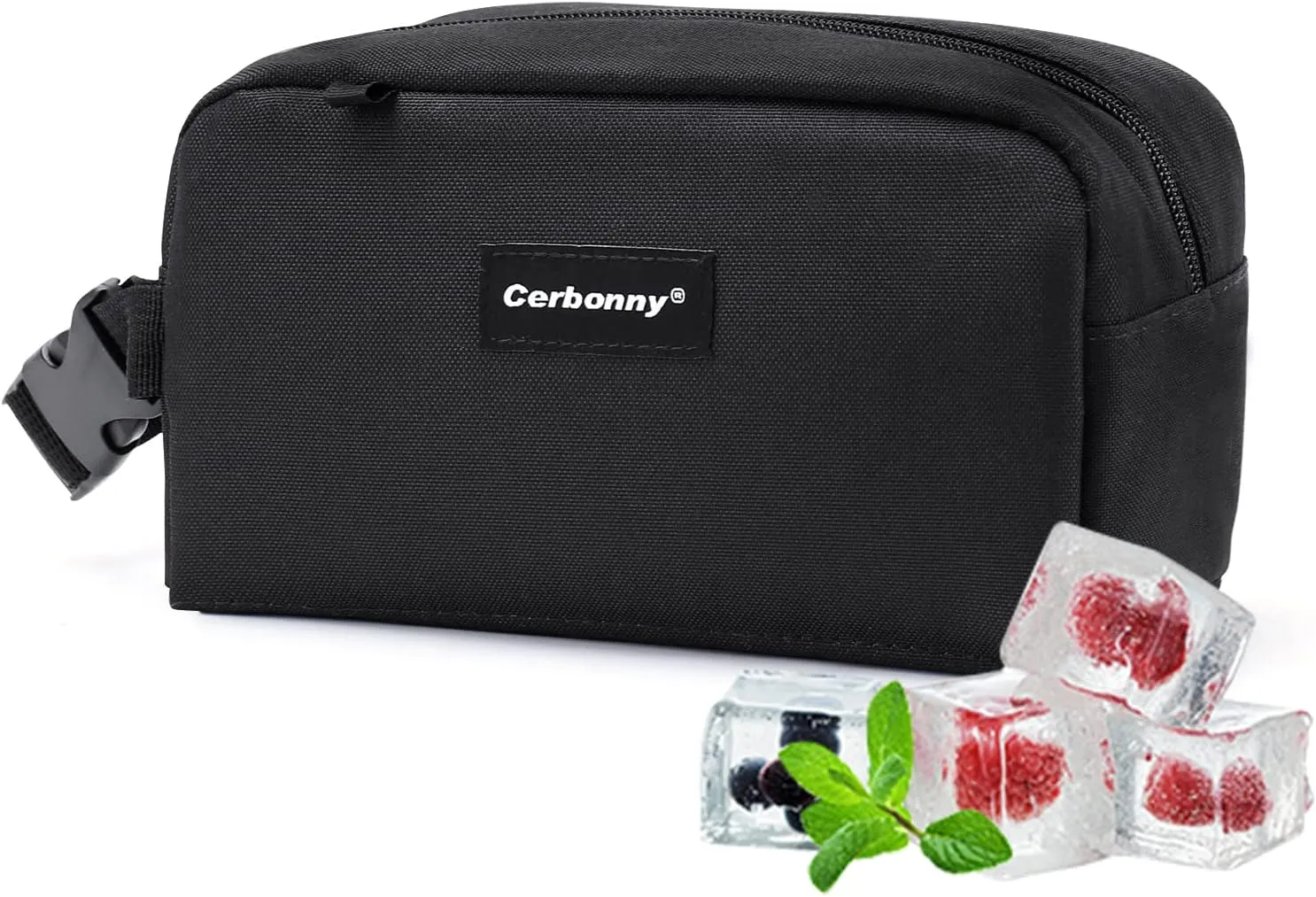 Freezable Lunch Bag,Freezable Snack Bag,Mini Cooler Bag for Travel/Work/School,Small Insulated Bag,Small Cooler Lunch Box with Ice Packs,Insulated Snack Bag,Freezable Snack Box with Handle Buckle