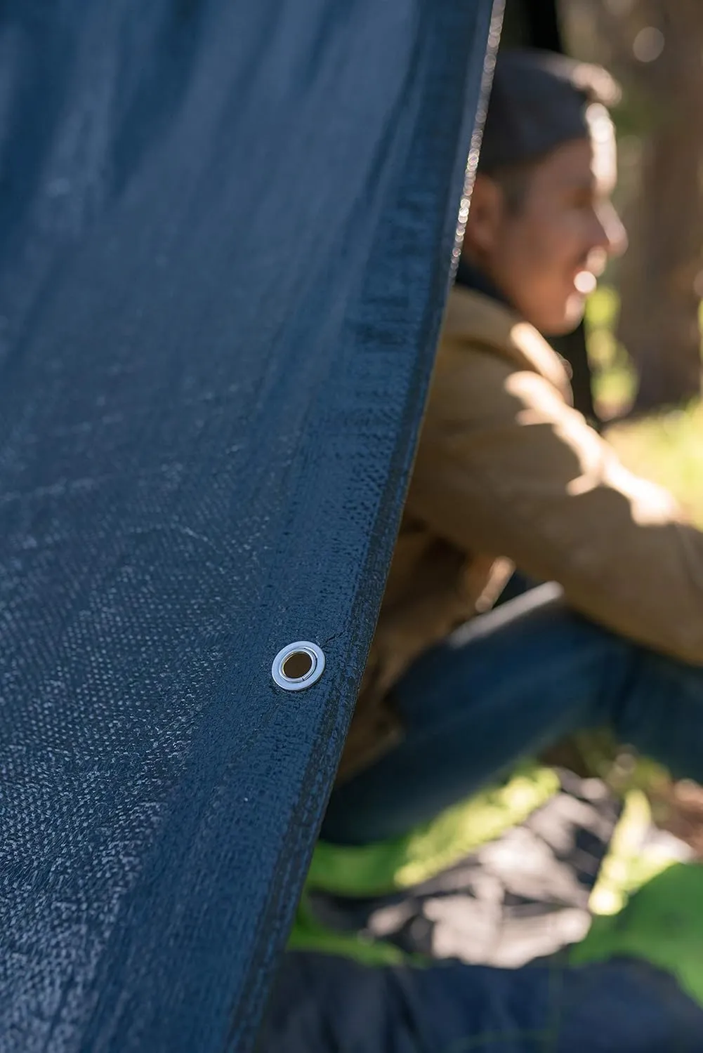 Stansport Medium-Duty Rip-Stop Tarp 12' x 20' - Dark Green