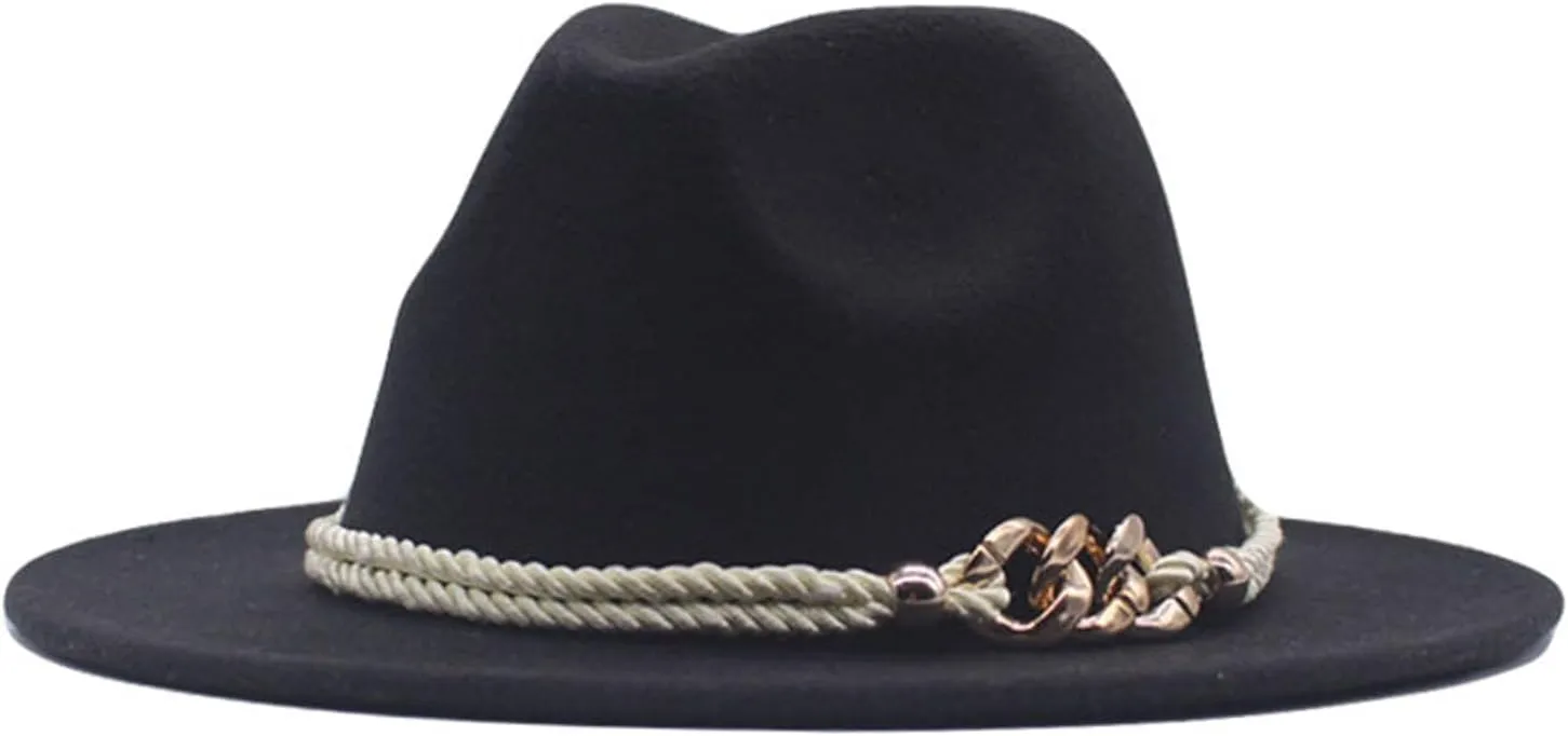 Wide Brim Fedora Hats for Women Men Large Suede Panama Rancher Hat Pork Pie Jazz Hat Men Fall Winter Panama Hat