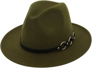 Wide Brim Fedora Hats for Women Men Two Tone Dress Hat Panama Hat in Two Audlt Size